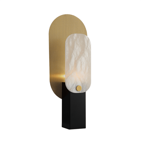 Metavaya Table lamp B Dia 20cm x H 51.5cm / ∅ 7.9″ x H 20.3″ / Black & Gold / US Plug Altai Table Lamp 662668899602 M2023123001-9 Altai Table Lamp | Discount Sale