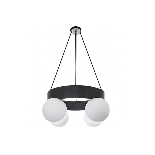 Metavaya Ceiling Lamp Dia 78cm/ ∅ 30.7 / Black / Warm light Asterios Ceiling Lamp 6938617787042 M2023092302-1