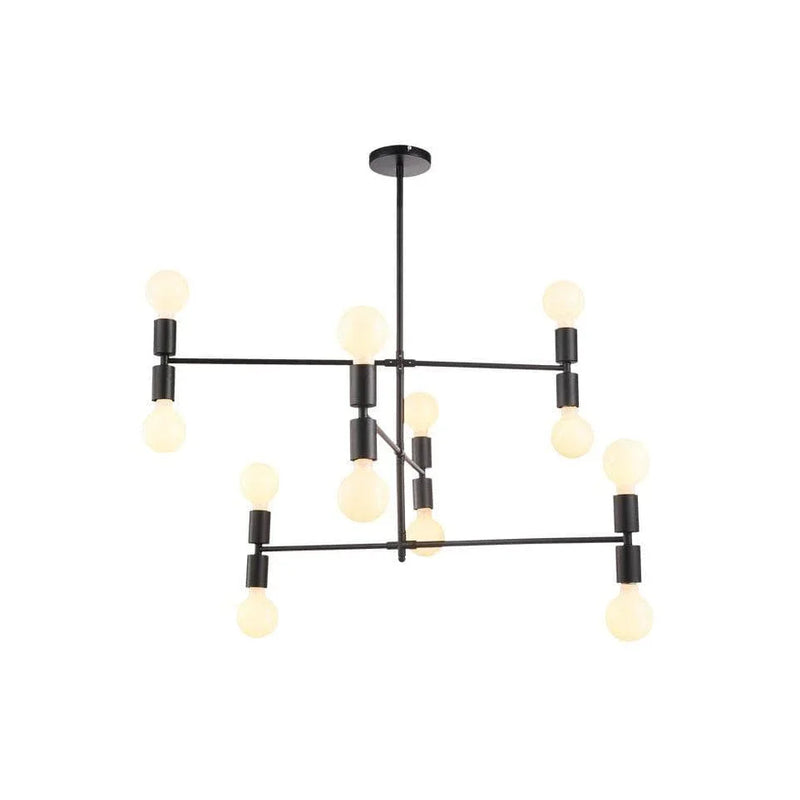 Metavaya Pendant lamp 8heads Dia 80cm x H 60cm / ∅ 31.5″ x H 23.6″ / Black Atomium Pendant Lamp 662668848679 M2023122801-2 Atomium Pendant Lamp | Special Sale