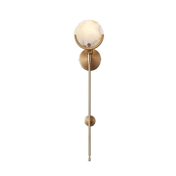 Metavaya Wall Lamp Dia 12cm x H 62cm / ∅ 4.7″ x H 24.4″ / Brass Ava Brass Wall Lamp 6938617815196 M2023111602-2