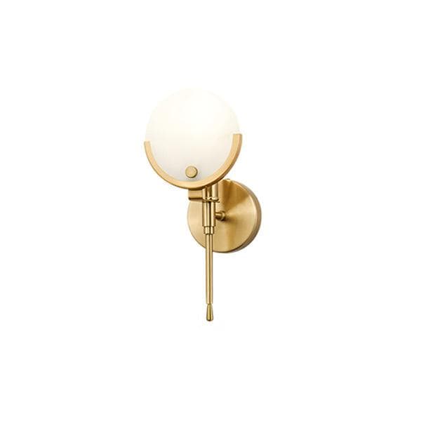 Metavaya Wall Lamp Dia 12cm x H 35cm / ∅ 4.7″ x H 13.8″ / Brass Ava Brass Wall Lamp 6938617815189 M2023111602-1