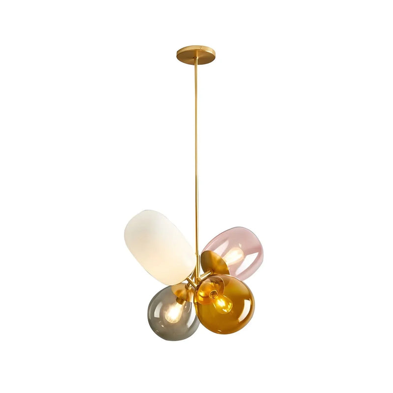 Metavaya Pendant Light Dia 45cm x H 48cm / ∅ 17.7″ x H 18.9″ / Copper Balloon Glass Pendant Light 6938617816490 M2023112501-1