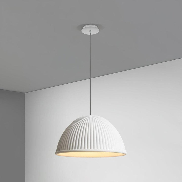 Metavaya Pendant lamp Dia 32cm x H 20cm / ∅ 12.5" x H 7.8" / White Bell Pendant lamp 6938617817237 M2023113001-4