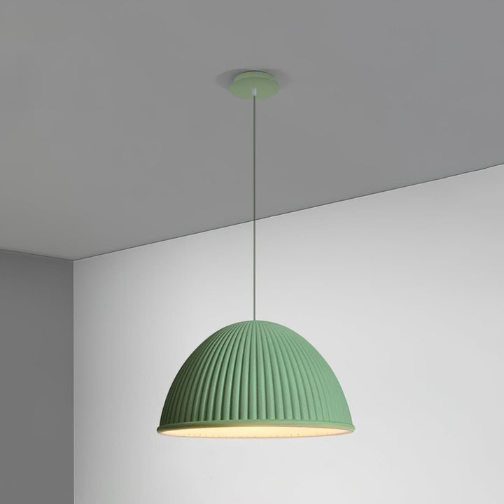 Metavaya Pendant lamp Dia 32cm x H 20cm / ∅ 12.5" x H 7.8" / Green Bell Pendant lamp 6938617817220 M2023113001-3