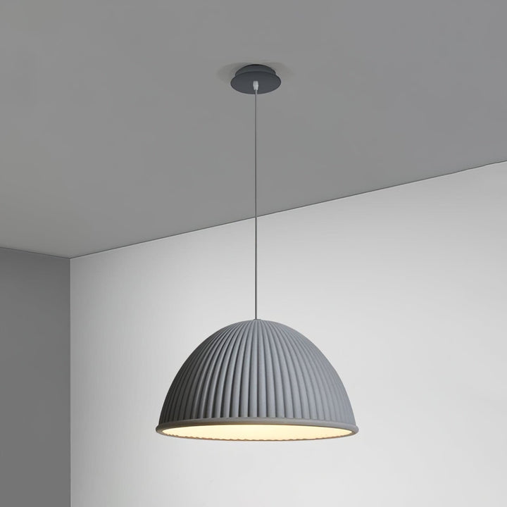 Metavaya Pendant lamp Dia 32cm x H 20cm / ∅ 12.5" x H 7.8" / Grey Bell Pendant lamp 6938617817213 M2023113001-2