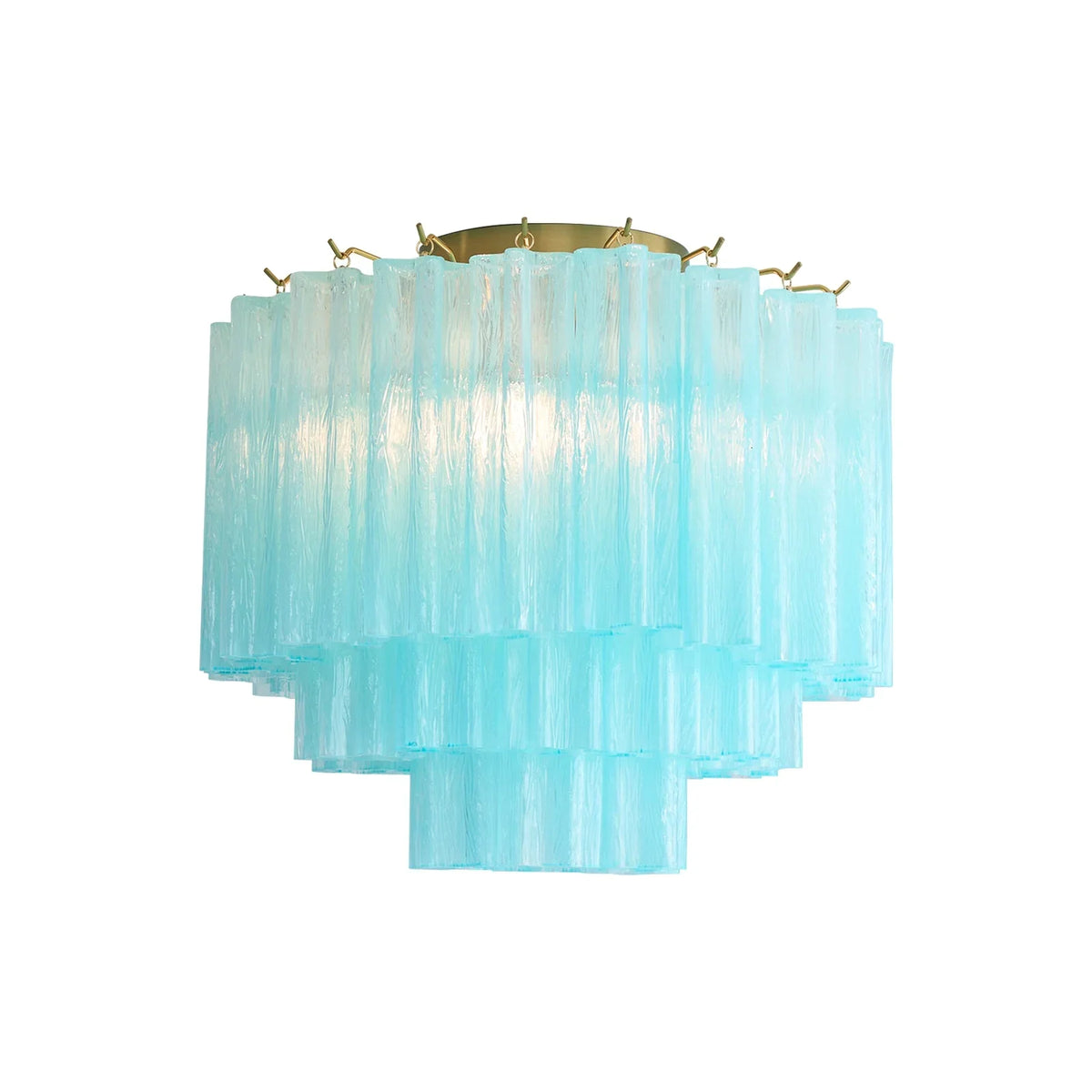 Blue Glass Tube Ceiling Lamp | Metavaya