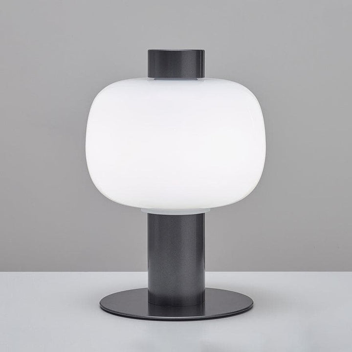 Metavaya Table lamp Dia 26cm x H 40cm / ∅ 10.2″ x H 15.7″ / Black+Milky white / US plug Bonbori Table Lamp 662668903941 M2024010803-29 Bonbori Table Lamp | Discount Sale