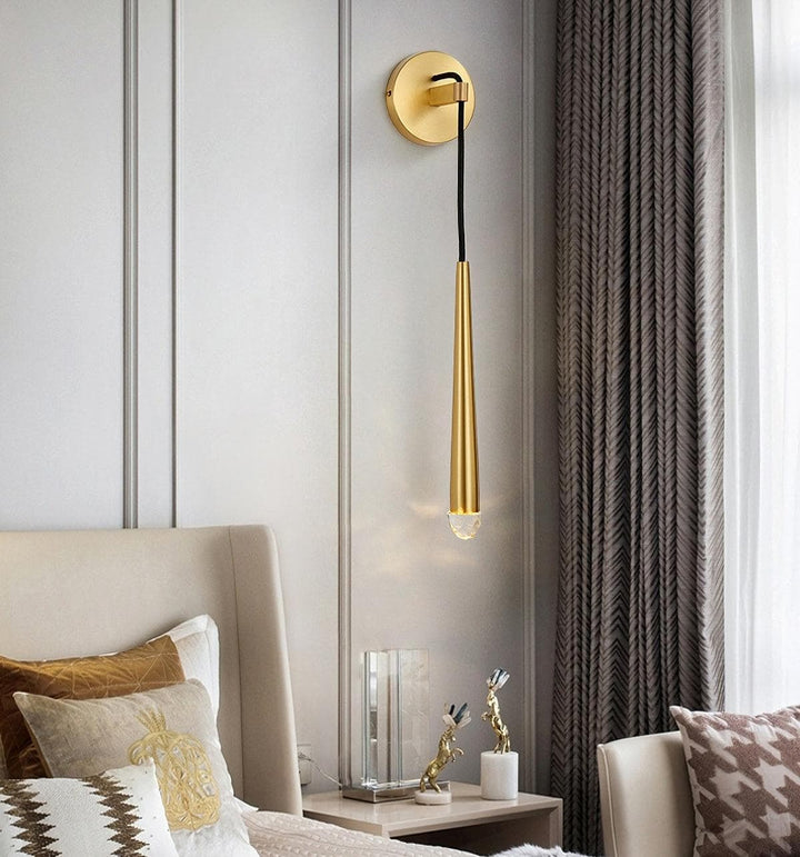 Metavaya Wall lamp Brass Spinal Tube Wall Lamp