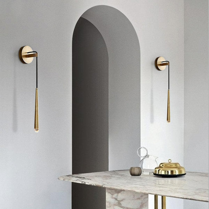 Metavaya Wall lamp Brass Spinal Tube Wall Lamp