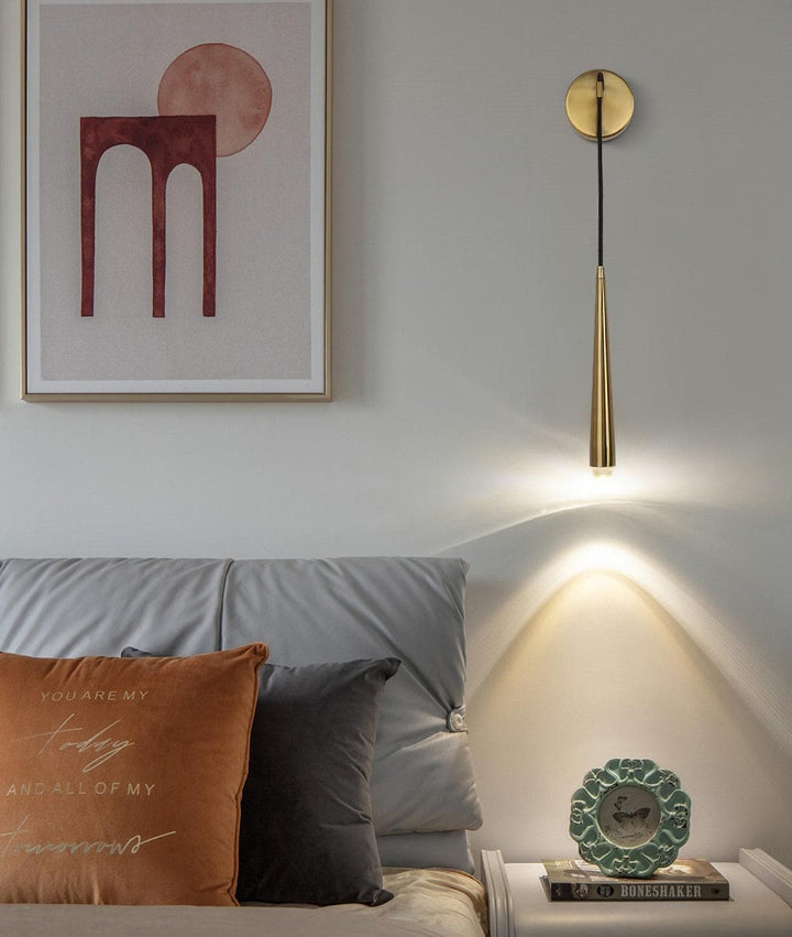 Metavaya Wall lamp Brass Spinal Tube Wall Lamp