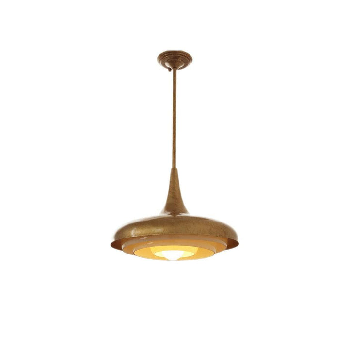 Metavaya Pendant light Dia 45cm x H 40cm / ∅ 17.7″ x H 15.7″ / Bronze+Beige Calyx Pendant light 6938617787912 M2023092802-1