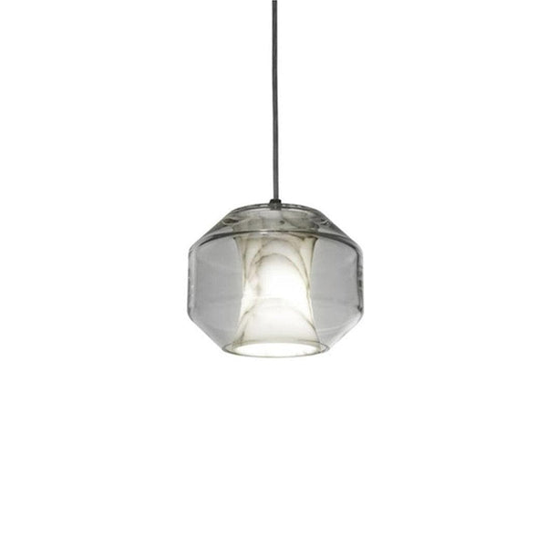 Pinlighting Pendant light Dia 25cm x H 20cm / ∅ 9.8″ x H 7.9″ / White marble Chamber Suspension Light 6938617813277 M2023110705-1