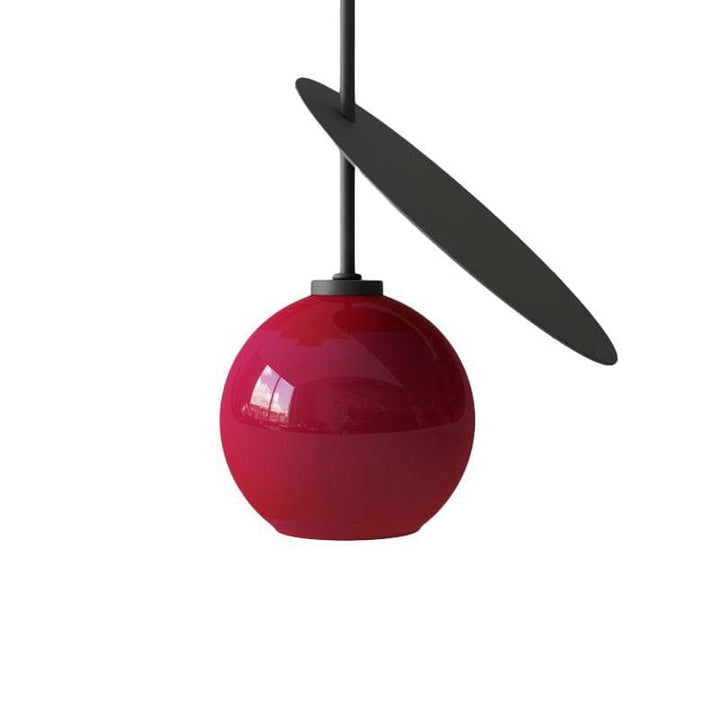 Metavaya Pendant light Dia 25cm x H 50cm / Φ 9.8″ x H 19.6″ / Black/Red / Warm Light Cherry Pendant Light 662668846958 M2023122504-3 Cherry Chandelier | Special Sale