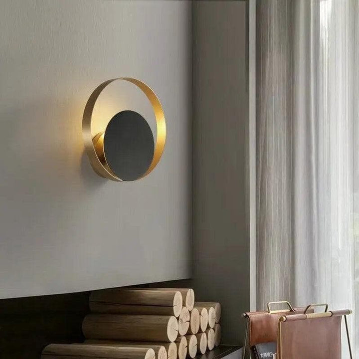 Metavaya Wall lamp Circle Wall Lamp Circle Wall Lamp | Bronze Wall Lamp