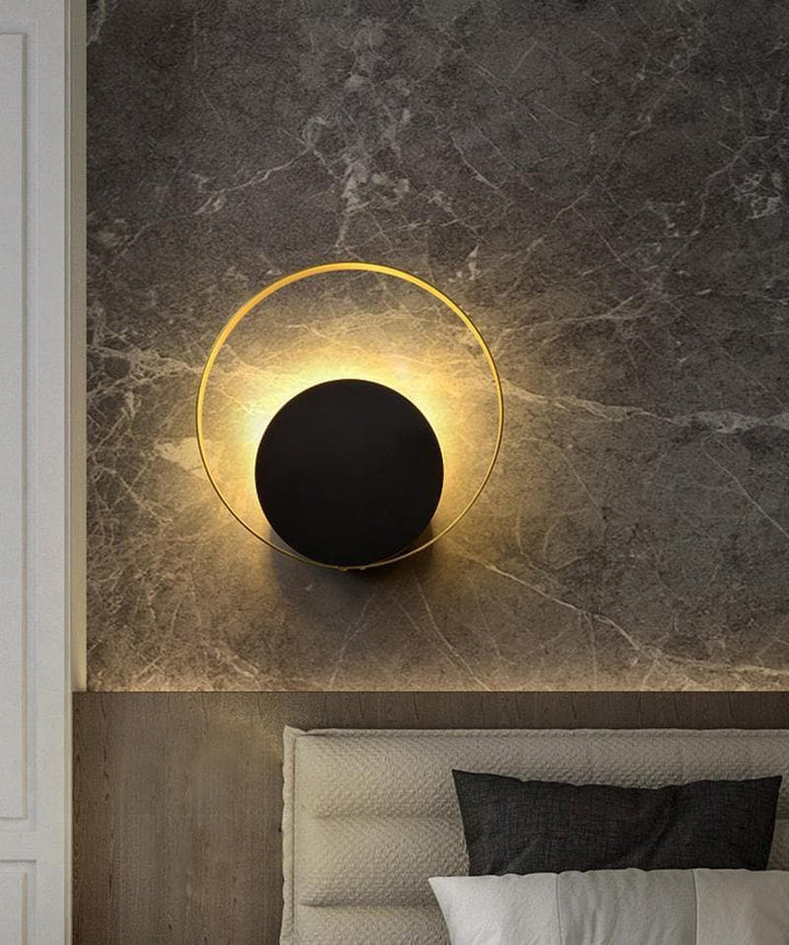 Metavaya Wall lamp Circle Wall Lamp Circle Wall Lamp | Bronze Wall Lamp