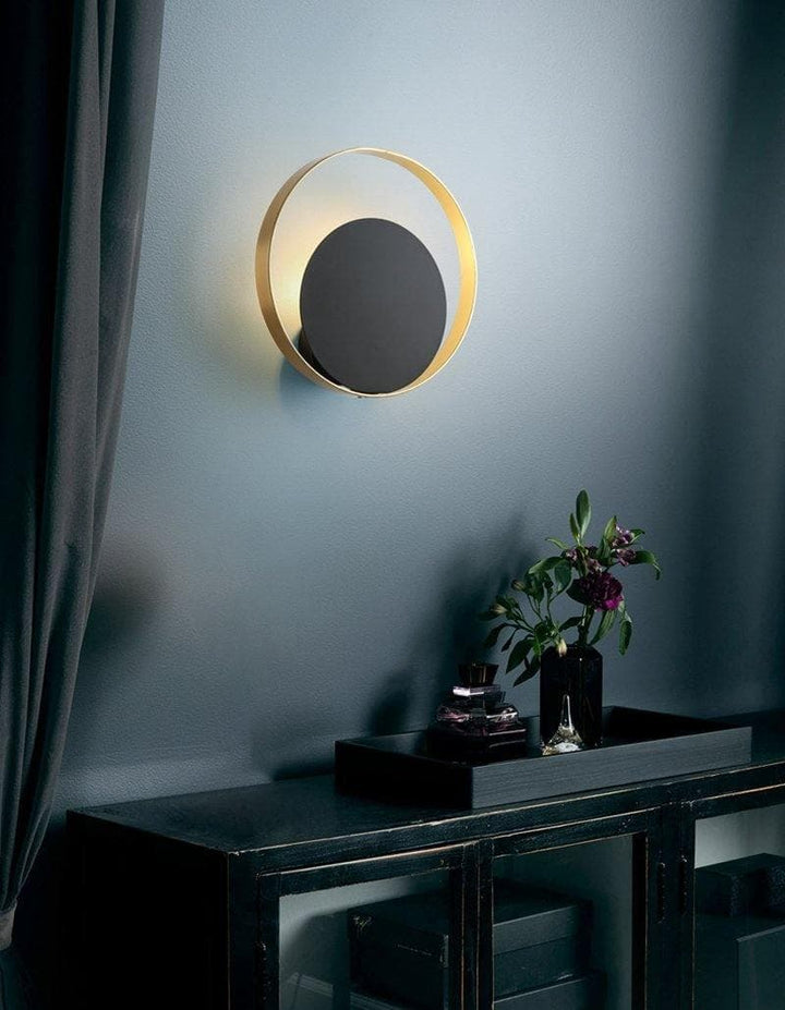 Metavaya Wall lamp Circle Wall Lamp Circle Wall Lamp | Bronze Wall Lamp