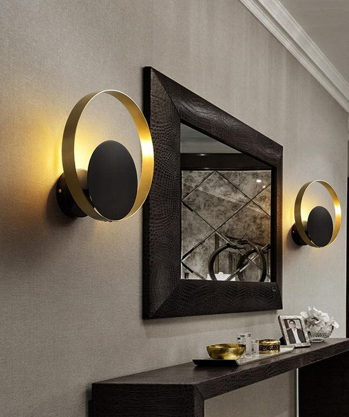 Metavaya Wall lamp Circle Wall Lamp Circle Wall Lamp | Bronze Wall Lamp