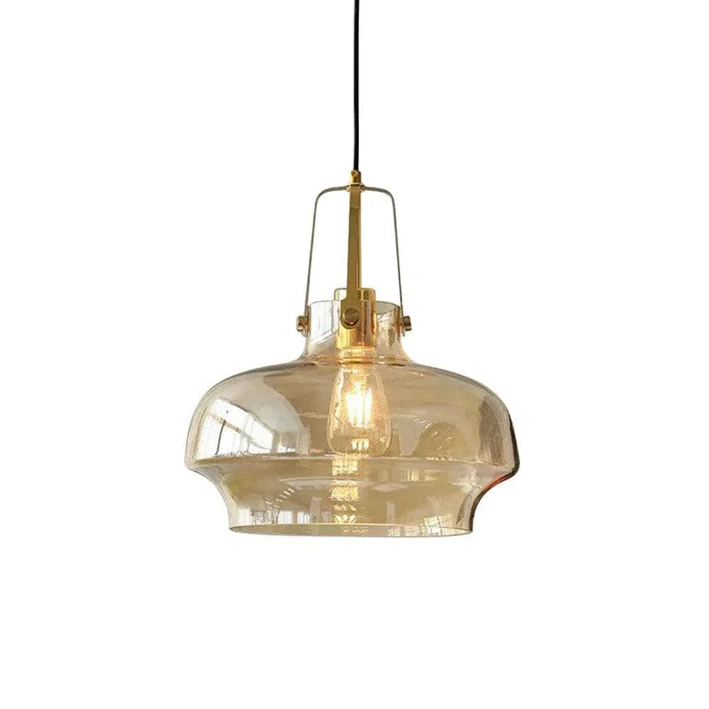 Metavaya Pendant light Clear Fish Tank Shaped Glass Pendant Light