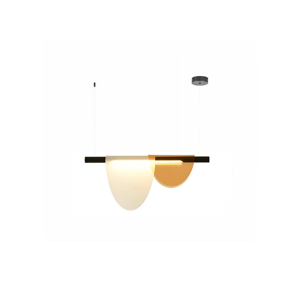 Metavaya Pendant Lamp Dia 40cm x H 26cm / ∅ 15.7″ x H 10.2″ / Amber Dawn Linear Pendant Lamp 6938617800574 M2023101402-1