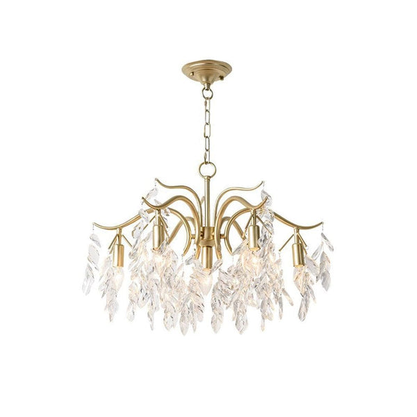 Metavaya Chandelier 7 heads Dia 60cm x H 45cm / ∅ 23.6″ x H 17.7″ / Brass Dorale Chandelier 6938617802837 M2023102203-1