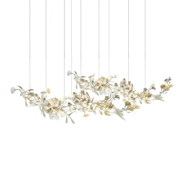 Double Layer Combination Gingko Chandelier | Metavaya