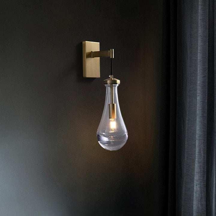 Metavaya Wall lamp Droplet Crystal Wall Light Iron Wall Sconces on Sale | Droplet Crystal Wall Light