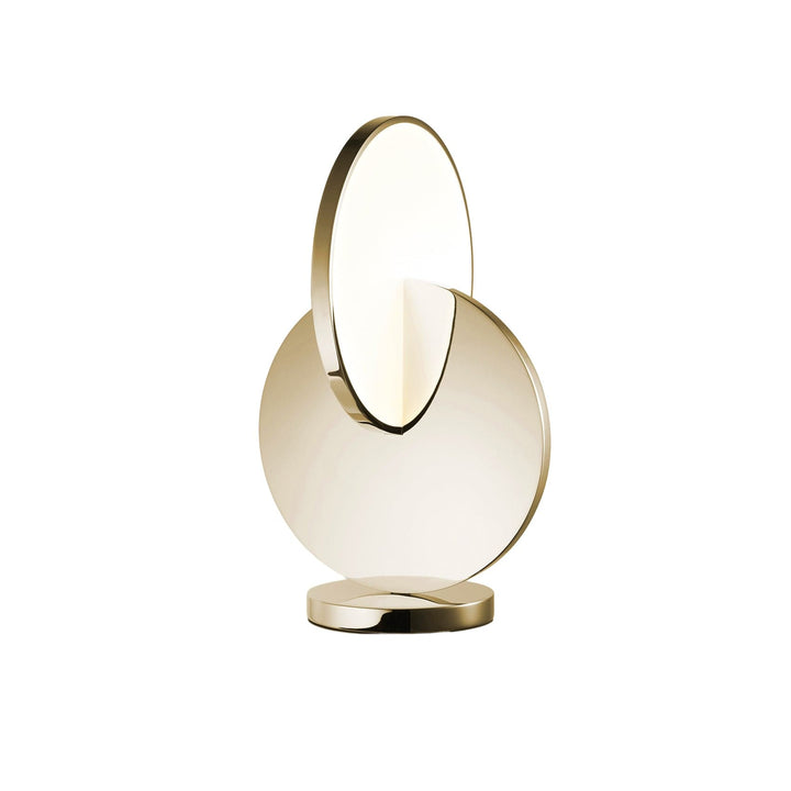 Metavaya Table lamp Dia 18cm x H 30cm / ∅ 7.1″ x H 11.8″ / Gold / Warm White Eclipse table lamp 6938617803667 M2023102601-1