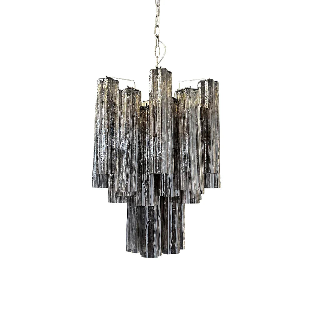 Fantastic Smoked Tube Chandelier | Metavaya
