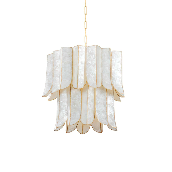 French Retro Shell Chandelier