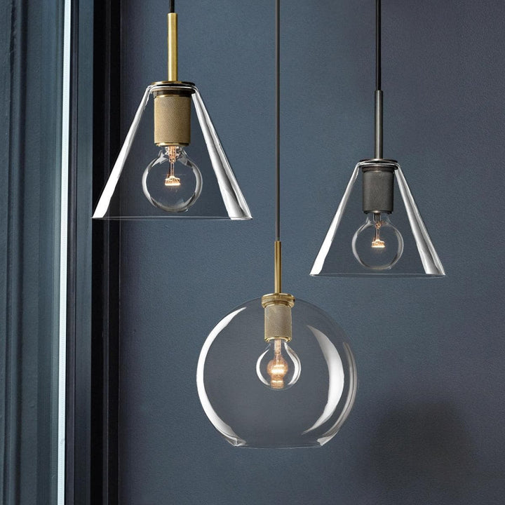 Metavaya Pendant lamp Glass Shaded Pendant Light