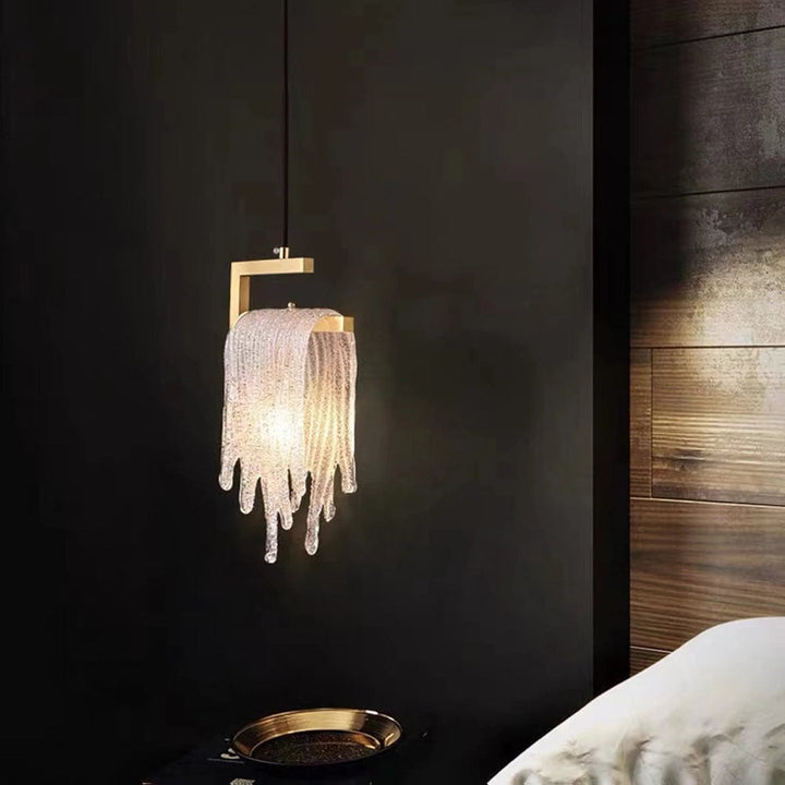 Metavaya Pendant light Dia 21cm x H 30cm / ∅ 8.3″ x H 11.8″ / Brass&Glass Kristy Pendant Light 662668906164 M2024011301-1 Christie Pendant Lamp | Discount Sale