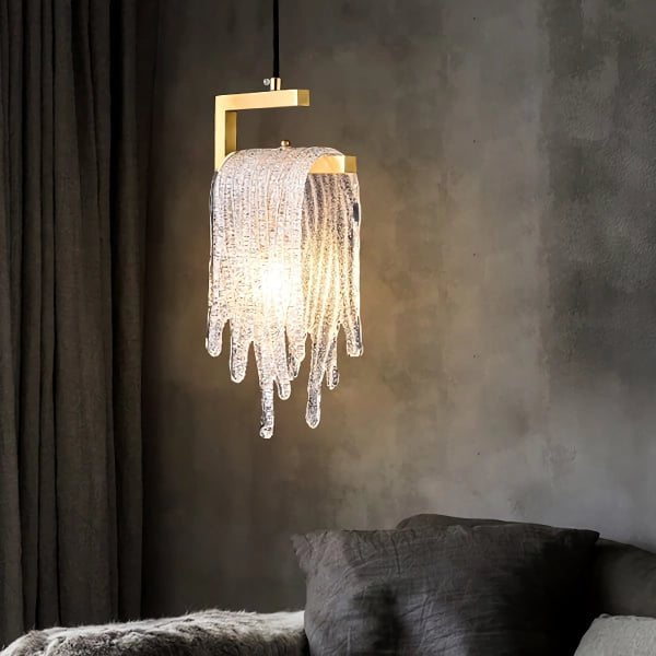 Metavaya Pendant light Dia 21cm x H 30cm / ∅ 8.3″ x H 11.8″ / Brass&Glass Kristy Pendant Light 662668906164 M2024011301-1 Christie Pendant Lamp | Discount Sale