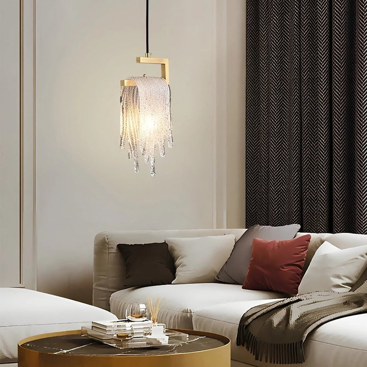 Metavaya Pendant light Dia 21cm x H 30cm / ∅ 8.3″ x H 11.8″ / Brass&Glass Kristy Pendant Light 662668906164 M2024011301-1 Christie Pendant Lamp | Discount Sale