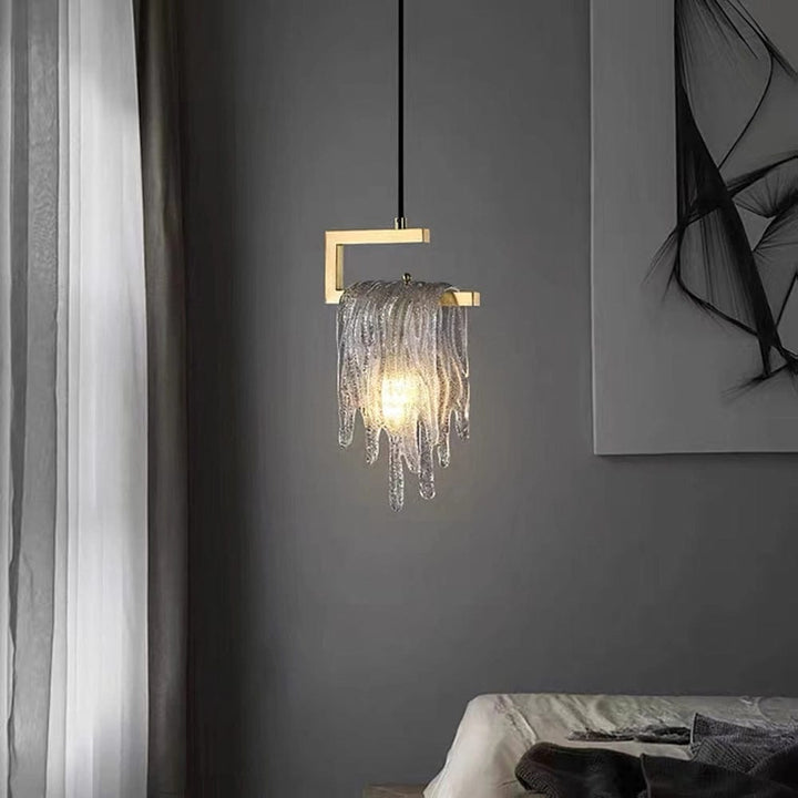 Metavaya Pendant light Dia 21cm x H 30cm / ∅ 8.3″ x H 11.8″ / Brass&Glass Kristy Pendant Light 662668906164 M2024011301-1 Christie Pendant Lamp | Discount Sale