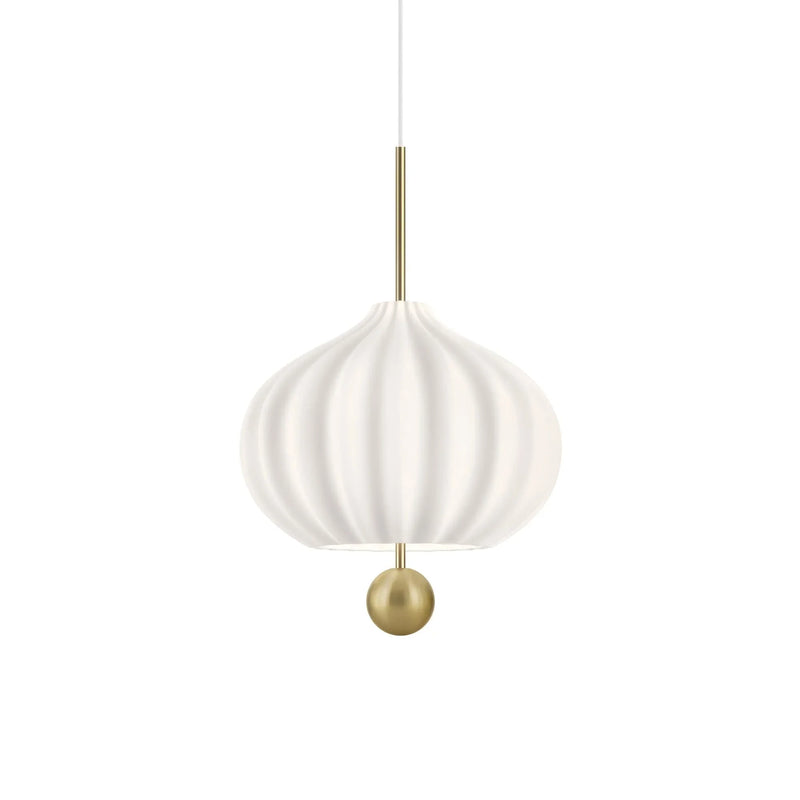 Metavaya Pendant Light Dia 25cm x H 52cm / ∅ 12.6″ x H 20.5″ / White LILLI Pendant Light 6938617816131 M2023112302-1