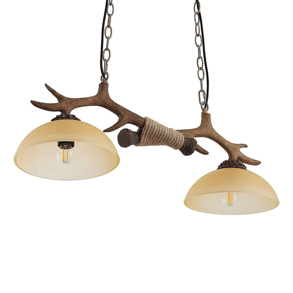 Metavaya Pendant light Dia 76cm x H 150cm / Brown Lindby Tejask Pendant Light 662668874623 M2023060301-1