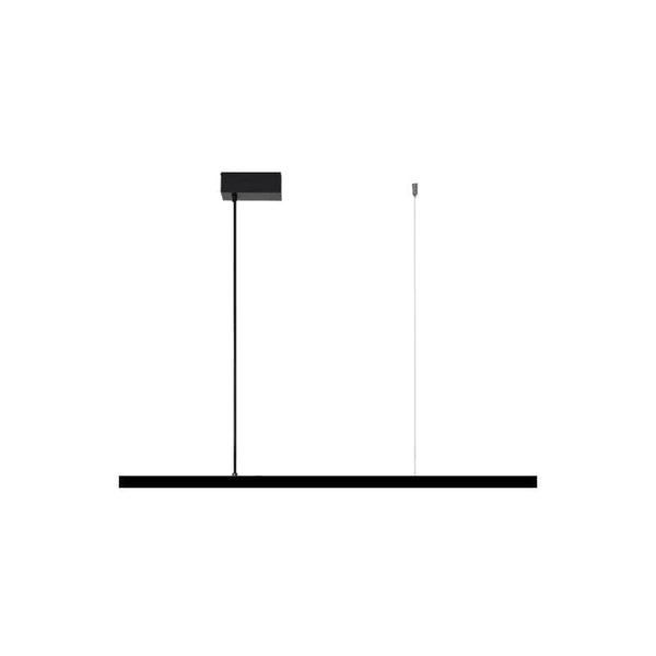 Metavaya Pendant light Dia 100cm x H 1.8cm / ∅ 39.4″ x H 0.7″ / Black Linear Pendant Light 6938617790011 M2023101105-1