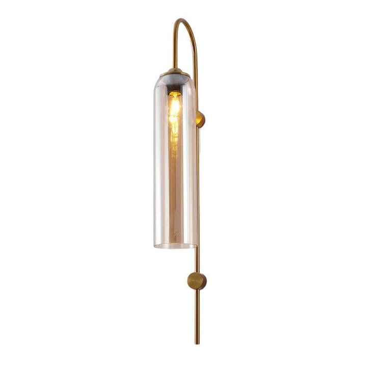 Metavaya Wall light W 18cm x H 70cm / W 7.1″ x H 27.6″ / Amber Long Tube Glass Wall Light 662668825557 M2023121204-3 Long Tube Glass Wall Light Sale