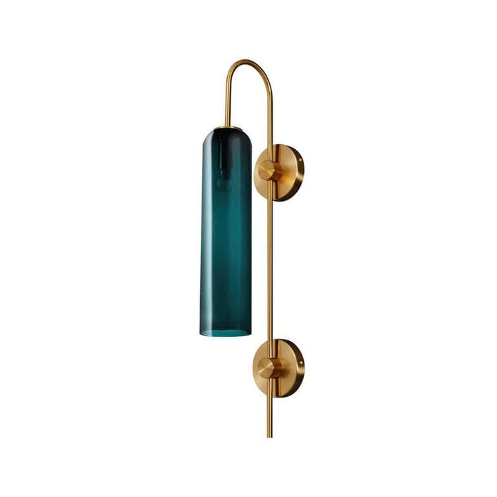 Metavaya Wall light W 18cm x H 70cm / W 7.1″ x H 27.6″ / Blue Long Tube Glass Wall Light 662668825533 M2023121204-1 Long Tube Glass Wall Light Sale