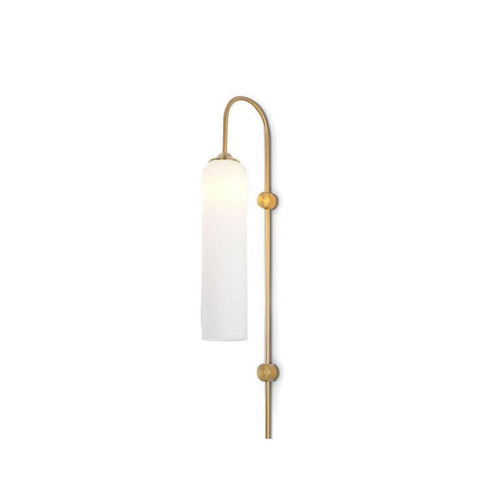 Metavaya Wall light W 18cm x H 70cm / W 7.1″ x H 27.6″ / White Long Tube Glass Wall Light 662668825571 M2023121204-5 Long Tube Glass Wall Light Sale