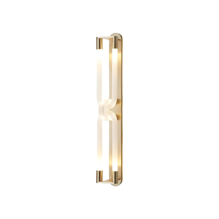 Metavaya Wall lamp Dia 14cm x H 65cm / ∅ 5.5″ x H 25.6″ / Gold / Warm White Loopi Wall Lamp 6938617812973 M2023110602-4