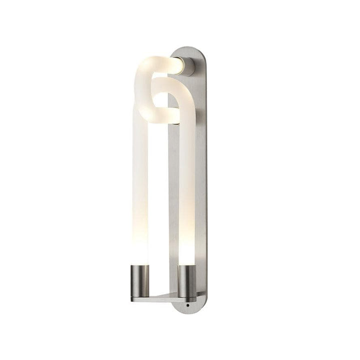 Metavaya Wall lamp Dia 14cm x H 45cm / ∅ 5.5″ x H 17.7″ / Chrome / Warm White Loopi Wall Lamp 6938617812966 M2023110602-3