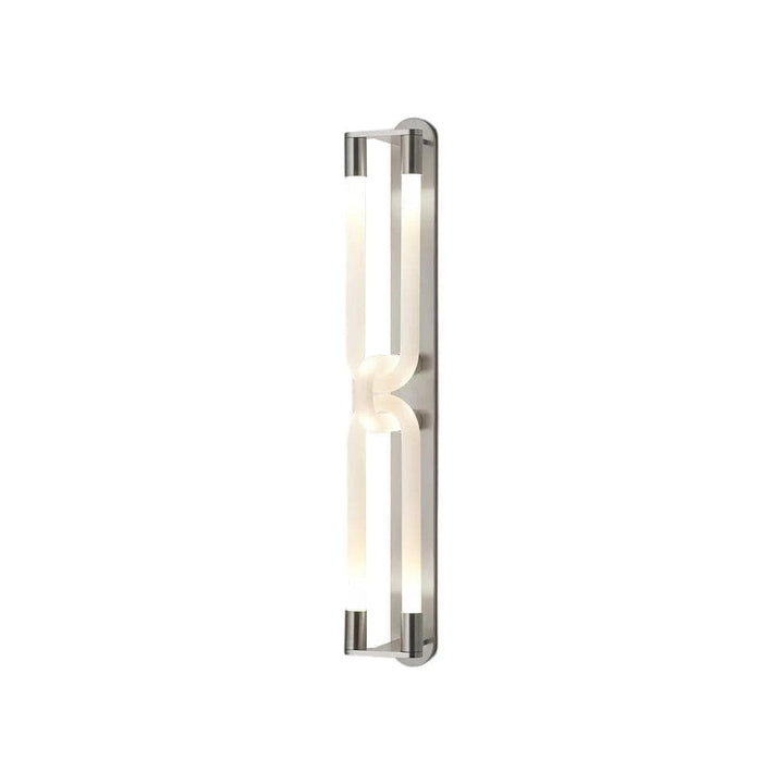 Metavaya Wall lamp Dia 14cm x H 65cm / ∅ 5.5″ x H 25.6″ / Chrome / Warm White Loopi Wall Lamp 6938617812997 M2023110602-6