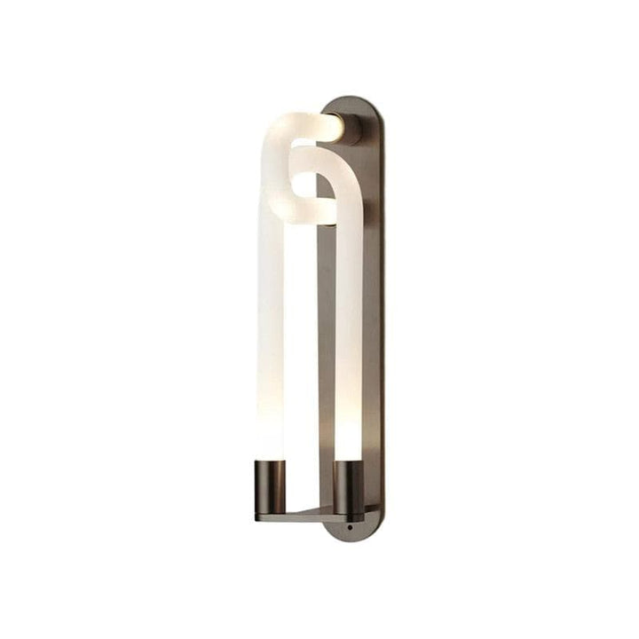 Metavaya Wall lamp Dia 14cm x H 45cm / ∅ 5.5″ x H 17.7″ / Black / Warm White Loopi Wall Lamp 6938617812959 M2023110602-2