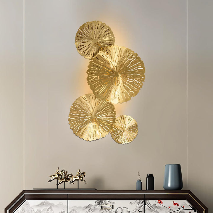 Metavaya Wall lamp Lotus Leaf Wall Sconce Lotus Leaf Wall Lamp | Discount Sale