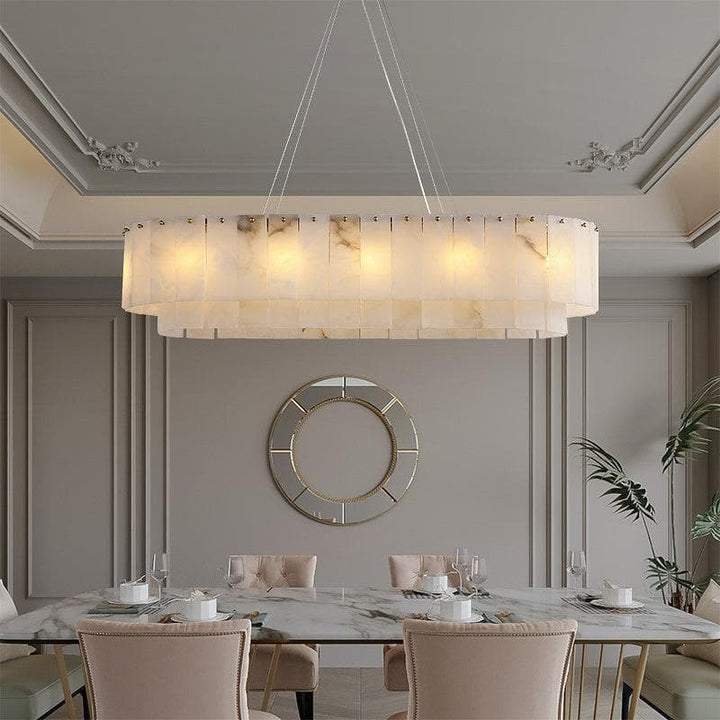 Metavaya Chandelier Marble Linear Chandelier