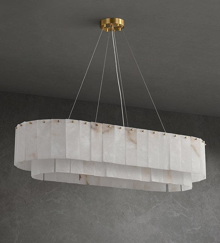 Metavaya Chandelier Marble Linear Chandelier