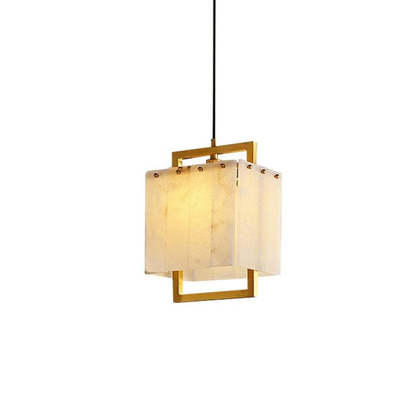 Metavaya Chandelier Marble lampshade chandelier