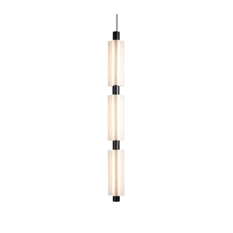 Metavaya Pendant lamp 3heads Dia 11cm x H 104cm / ∅ 4.8″ x H 40.9″ / Black / Warm White Metropol Pendant Lamp 662668846163 M2023122402-5 Metropol Pendant Lamp | Discount Sale