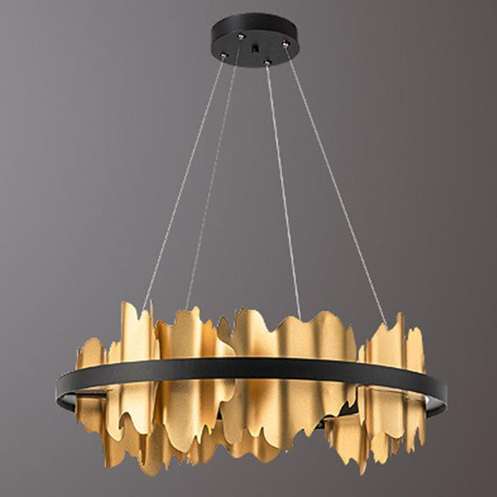 Metavaya Chandelier Midnight Shadow Chandelier Metal Midnight Shadow Chandelier